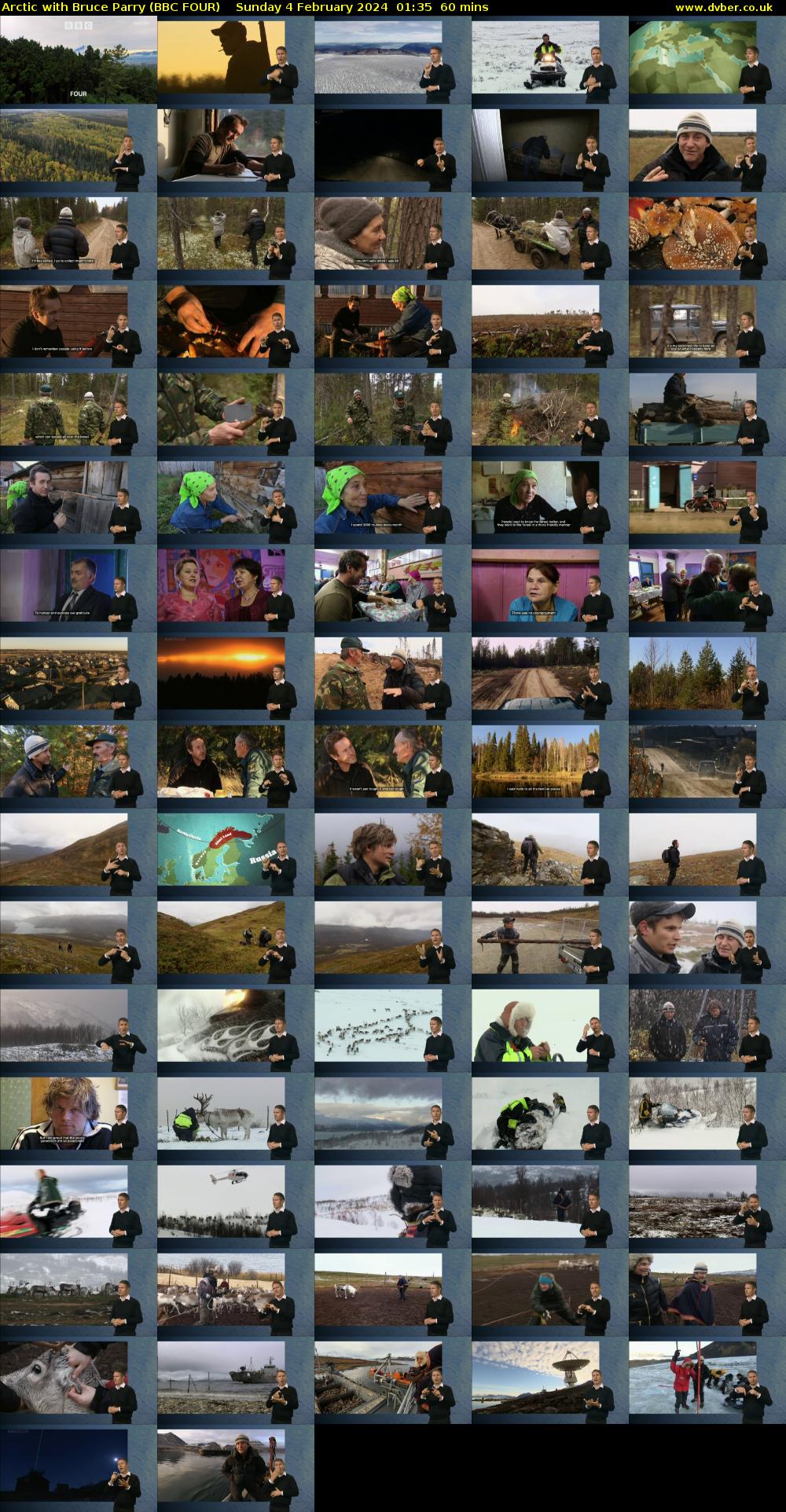 Arctic with Bruce Parry (BBC FOUR) Sunday 4 February 2024 01:35 - 02:35