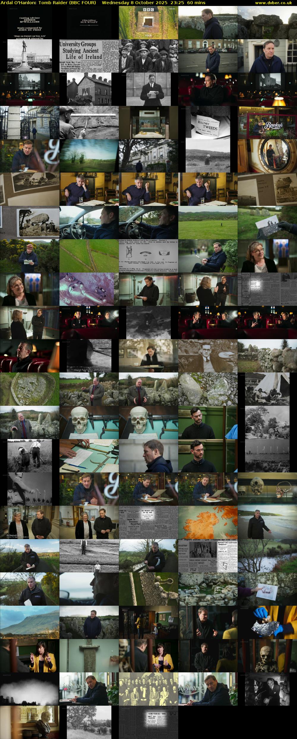 Ardal O'Hanlon: Tomb Raider (BBC FOUR) Wednesday 8 October 2025 23:25 - 00:25