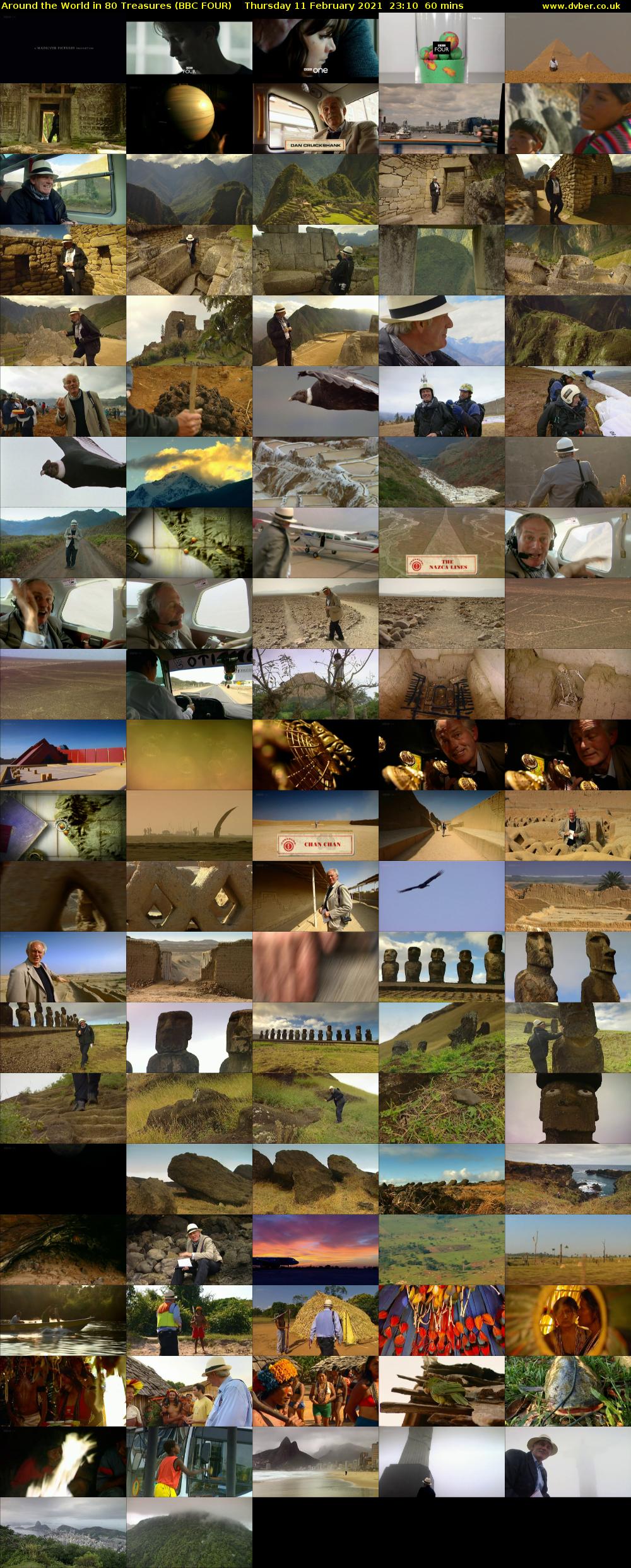 Around the World in 80 Treasures (BBC FOUR) Thursday 11 February 2021 23:10 - 00:10