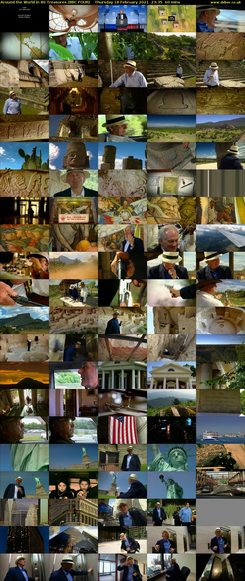 Around the World in 80 Treasures (BBC FOUR) Thursday 18 February 2021 23:35 - 00:35