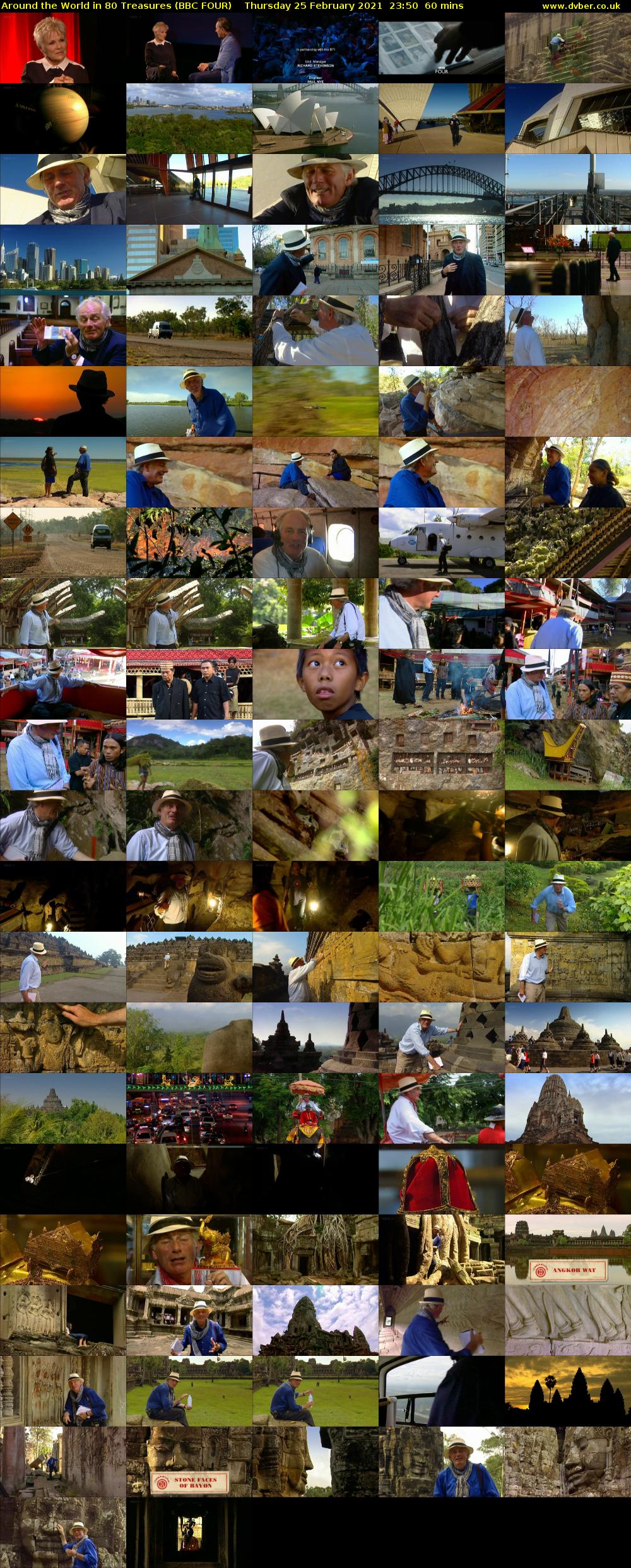 Around the World in 80 Treasures (BBC FOUR) Thursday 25 February 2021 23:50 - 00:50