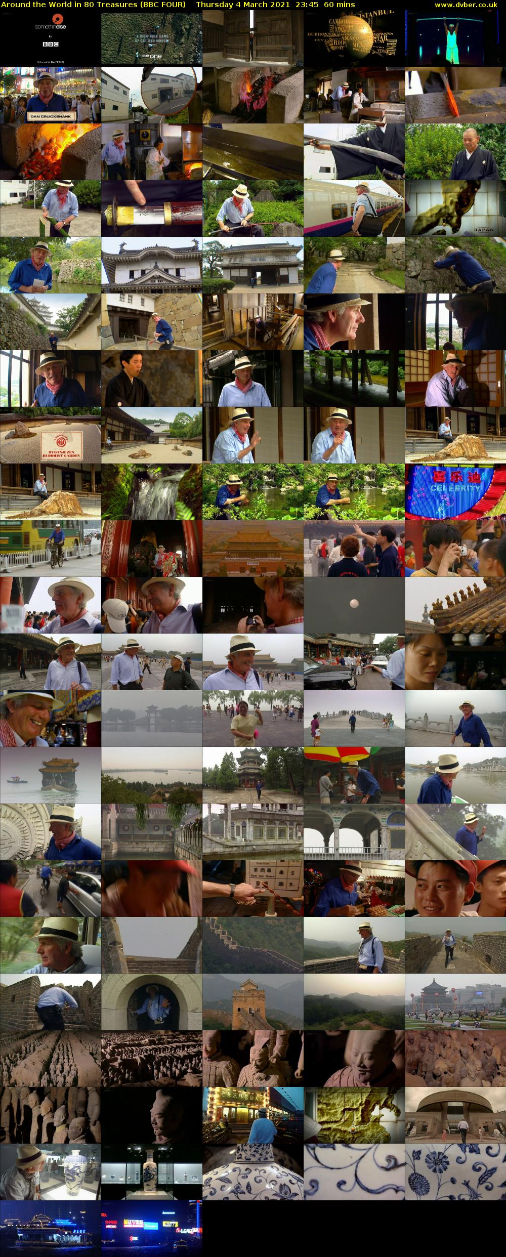 Around the World in 80 Treasures (BBC FOUR) Thursday 4 March 2021 23:45 - 00:45