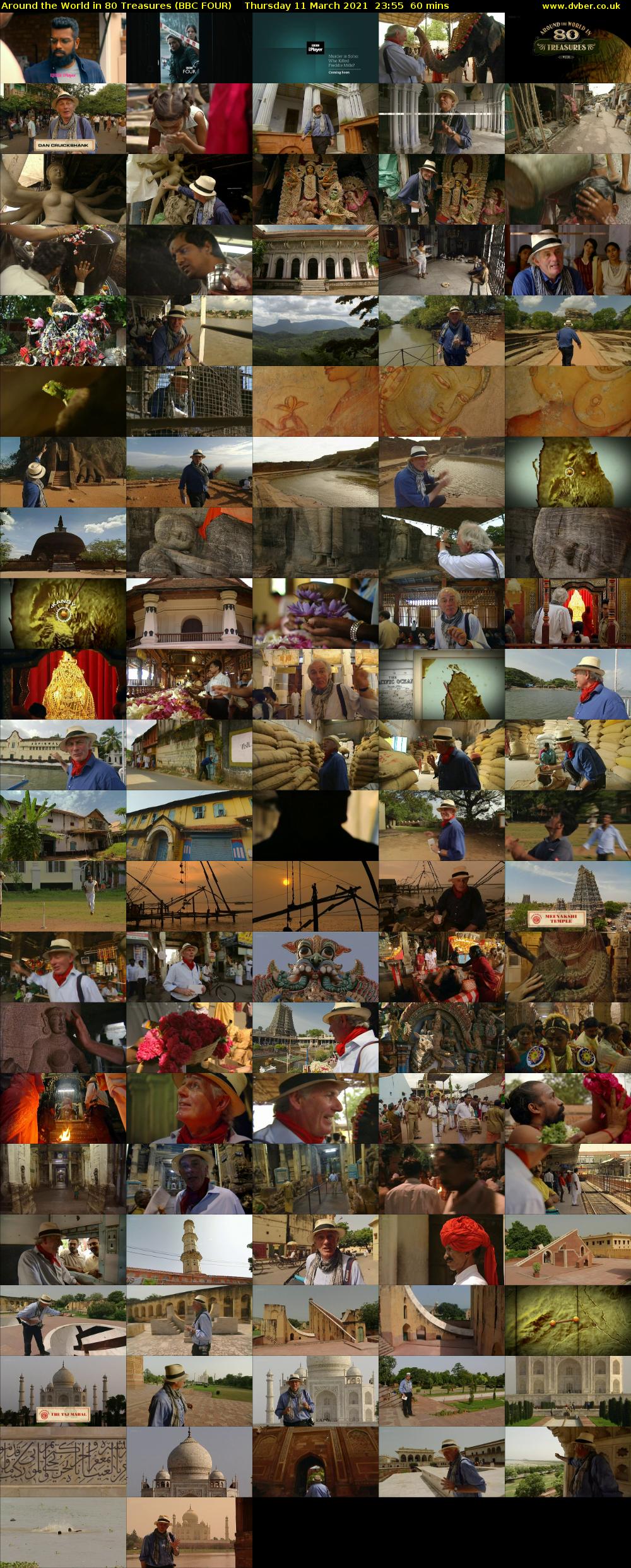Around the World in 80 Treasures (BBC FOUR) Thursday 11 March 2021 23:55 - 00:55
