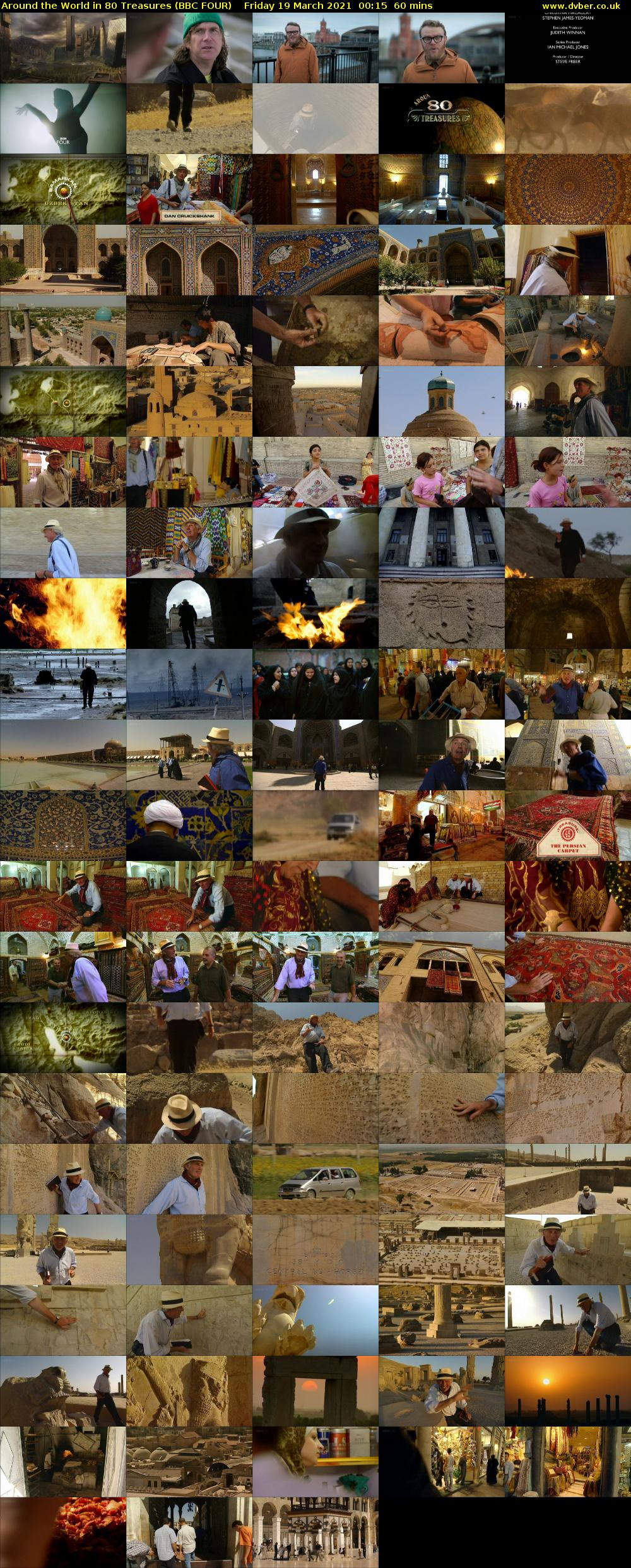 Around the World in 80 Treasures (BBC FOUR) Friday 19 March 2021 00:15 - 01:15