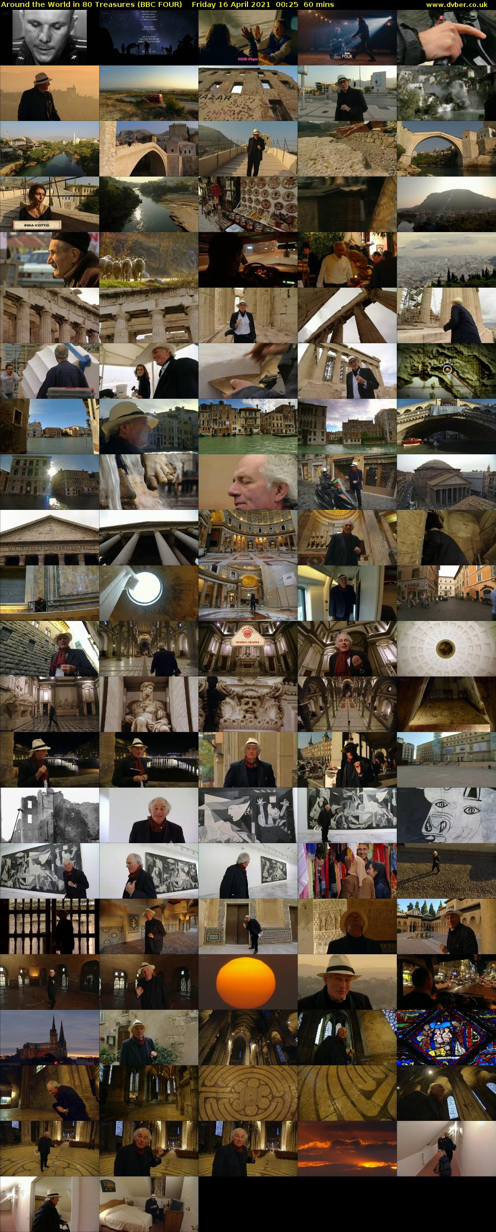 Around the World in 80 Treasures (BBC FOUR) Friday 16 April 2021 00:25 - 01:25