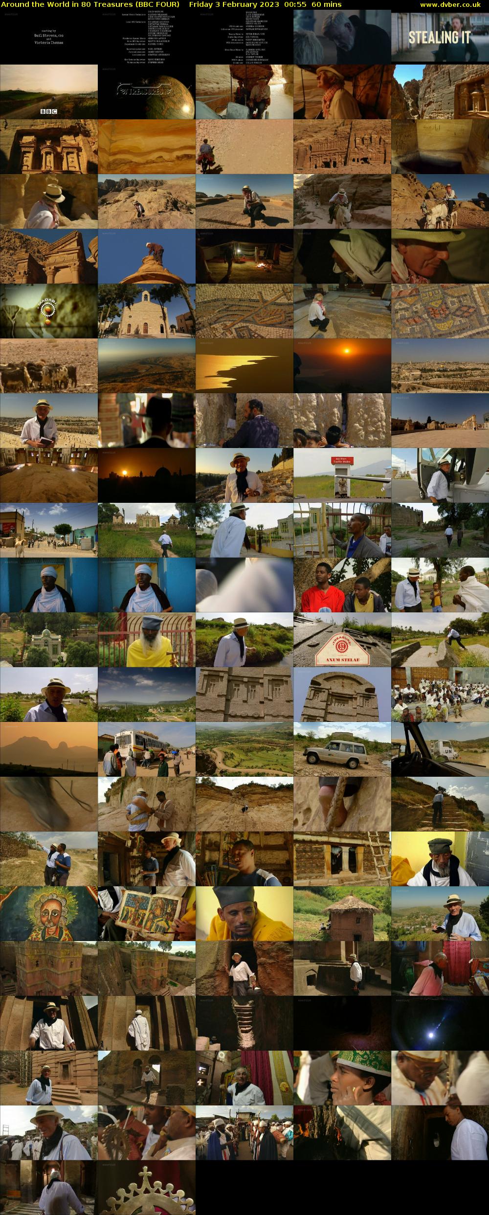 Around the World in 80 Treasures (BBC FOUR) Friday 3 February 2023 00:55 - 01:55