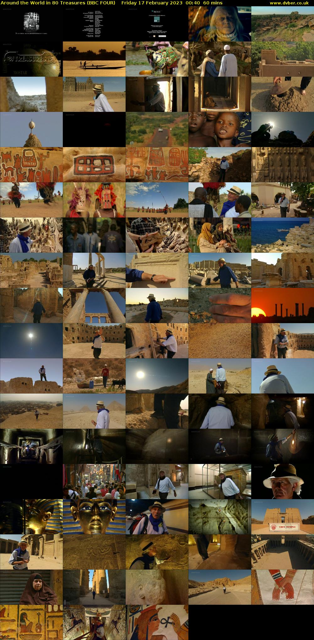 Around the World in 80 Treasures (BBC FOUR) Friday 17 February 2023 00:40 - 01:40