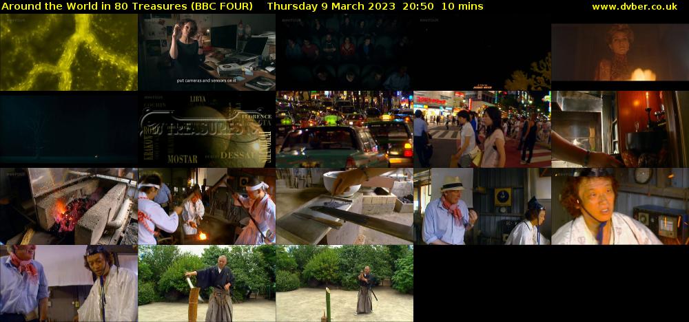 Around the World in 80 Treasures (BBC FOUR) Thursday 9 March 2023 20:50 - 21:00