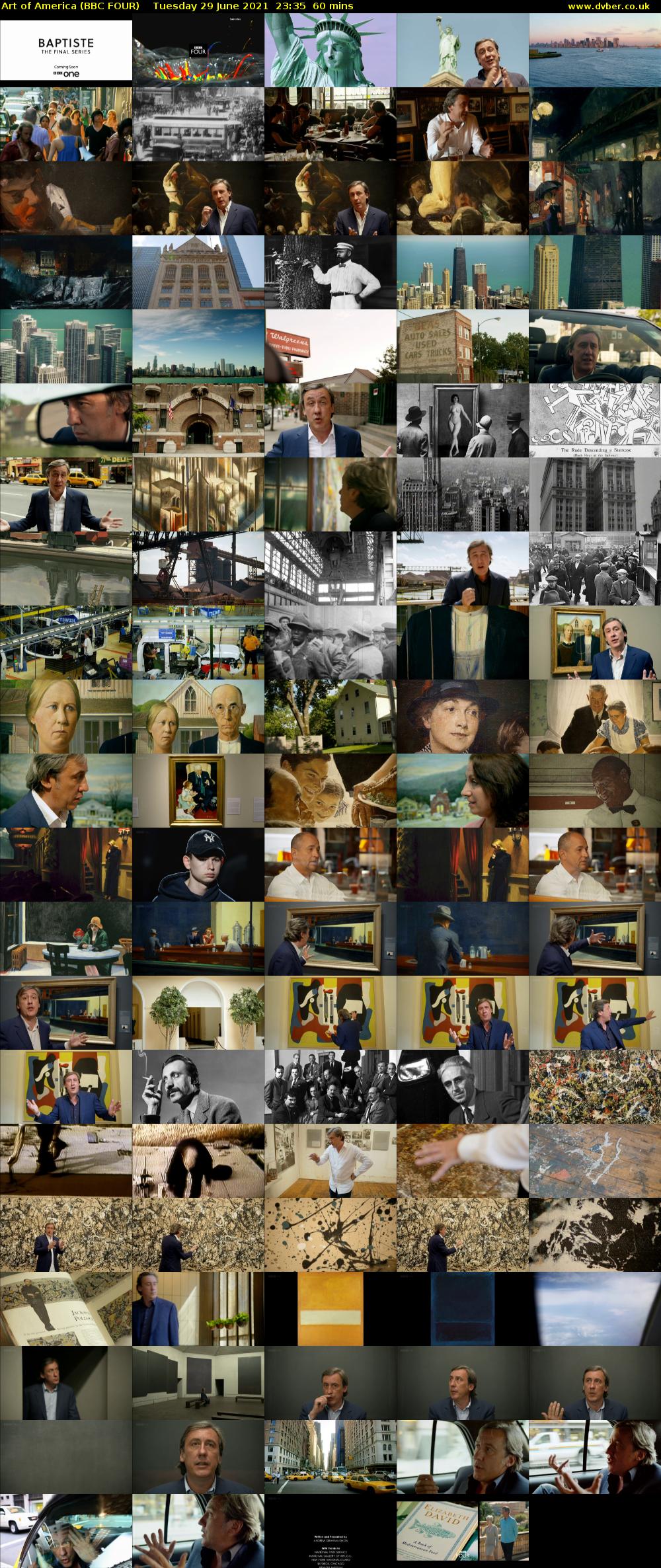 Art of America (BBC FOUR) Tuesday 29 June 2021 23:35 - 00:35