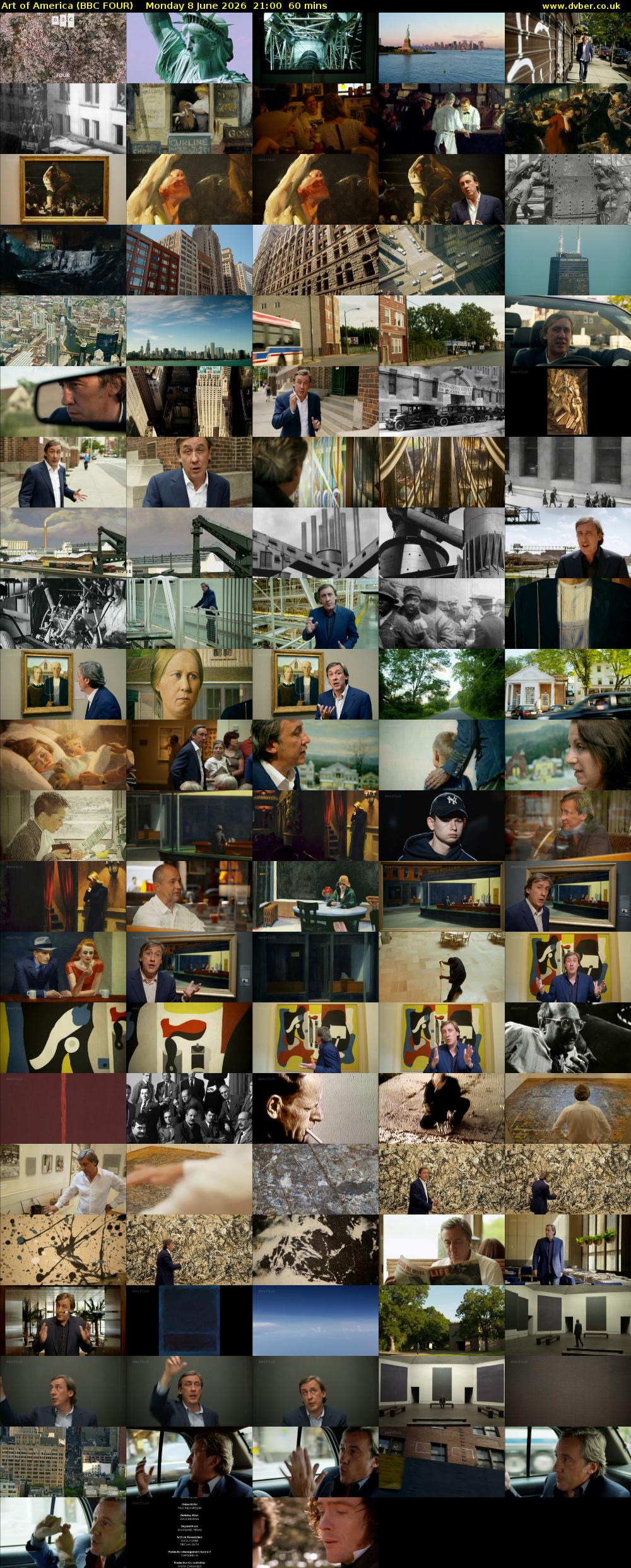 Art of America (BBC FOUR) Monday 8 June 2026 21:00 - 22:00