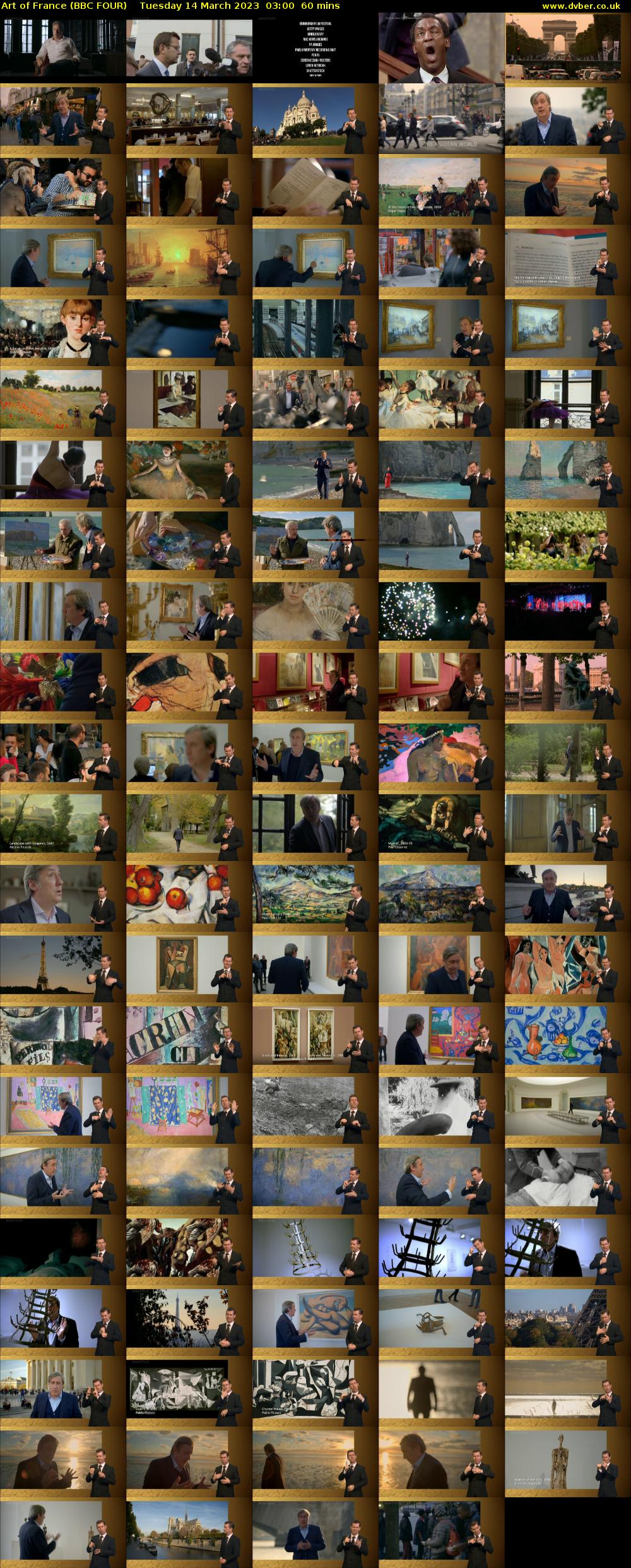 Art of France (BBC FOUR) Tuesday 14 March 2023 03:00 - 04:00
