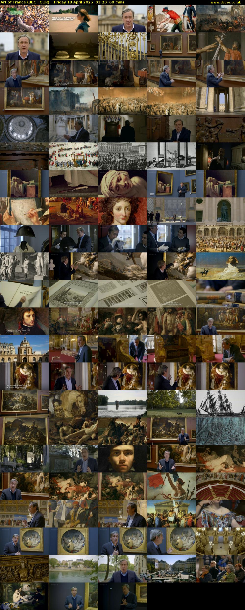 Art of France (BBC FOUR) Friday 18 April 2025 01:20 - 02:20