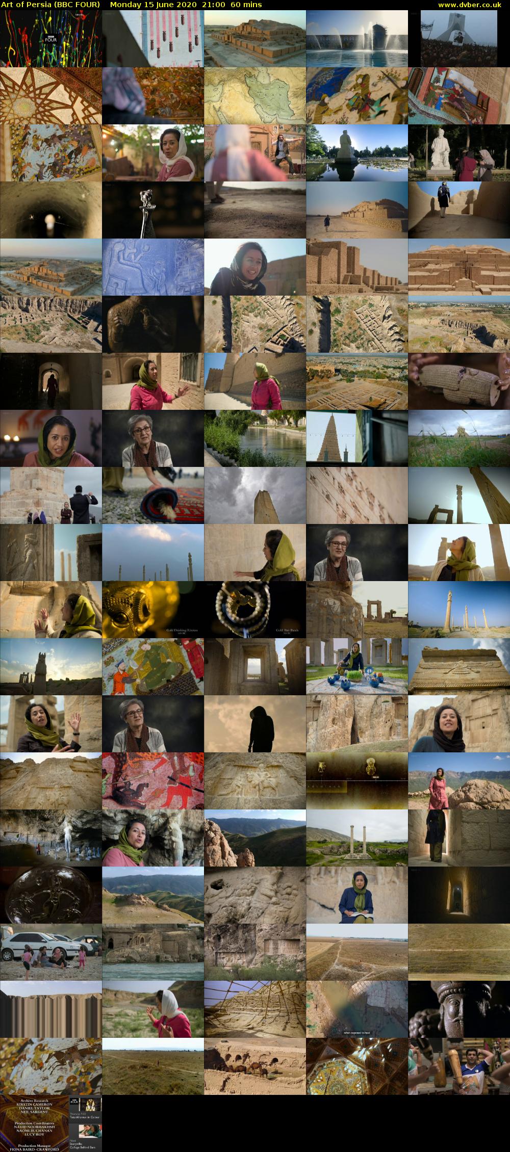 Art of Persia (BBC FOUR) Monday 15 June 2020 21:00 - 22:00