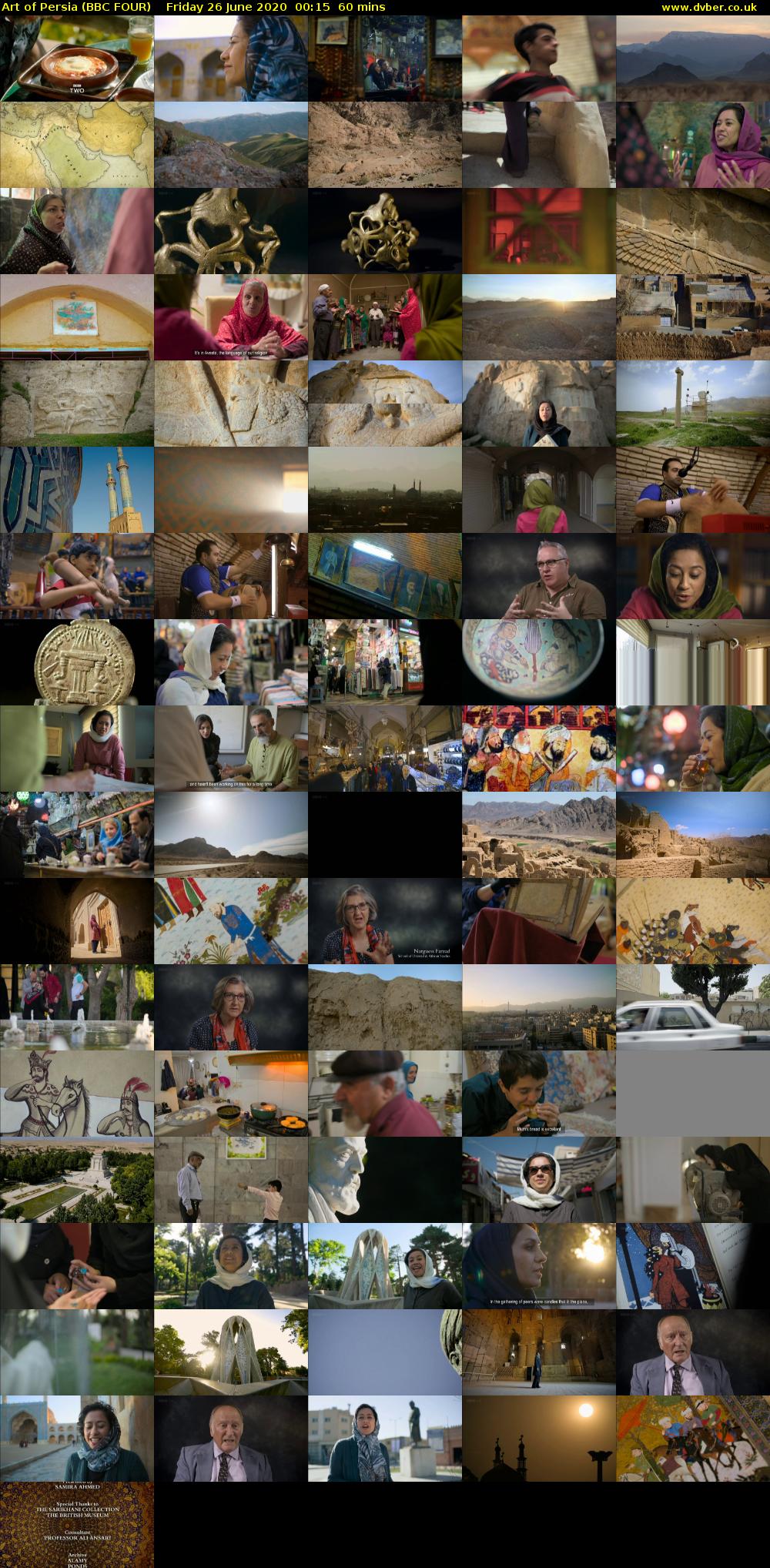 Art of Persia (BBC FOUR) Friday 26 June 2020 00:15 - 01:15