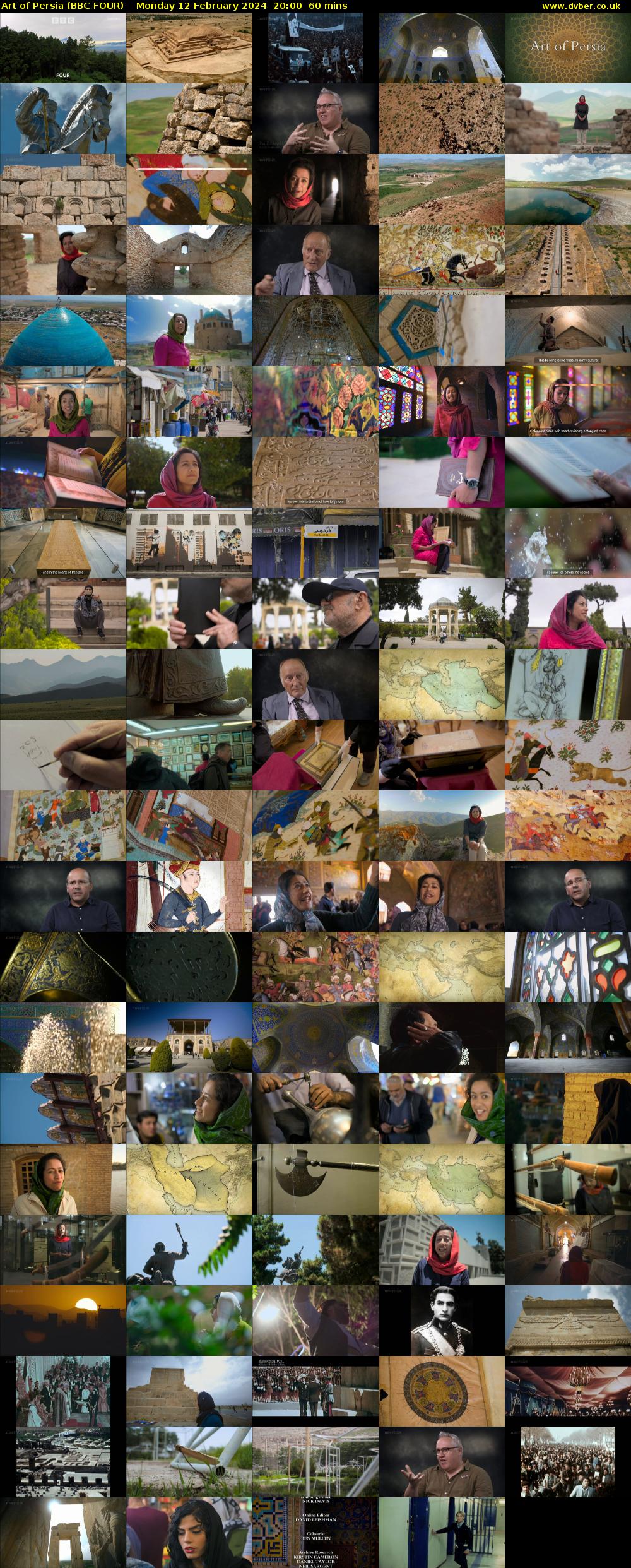 Art of Persia (BBC FOUR) Monday 12 February 2024 20:00 - 21:00