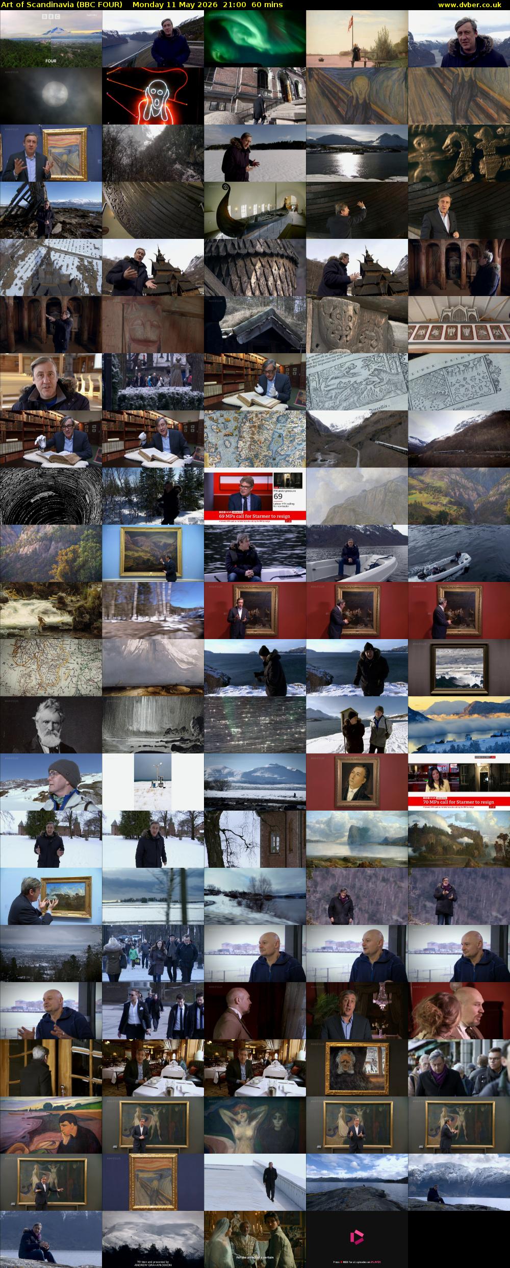 Art of Scandinavia (BBC FOUR) Monday 11 May 2026 21:00 - 22:00