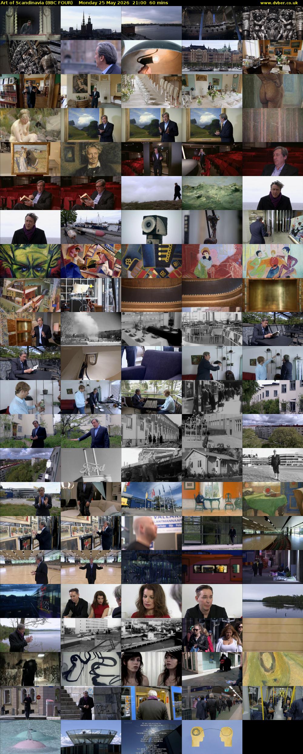 Art of Scandinavia (BBC FOUR) Monday 25 May 2026 21:00 - 22:00