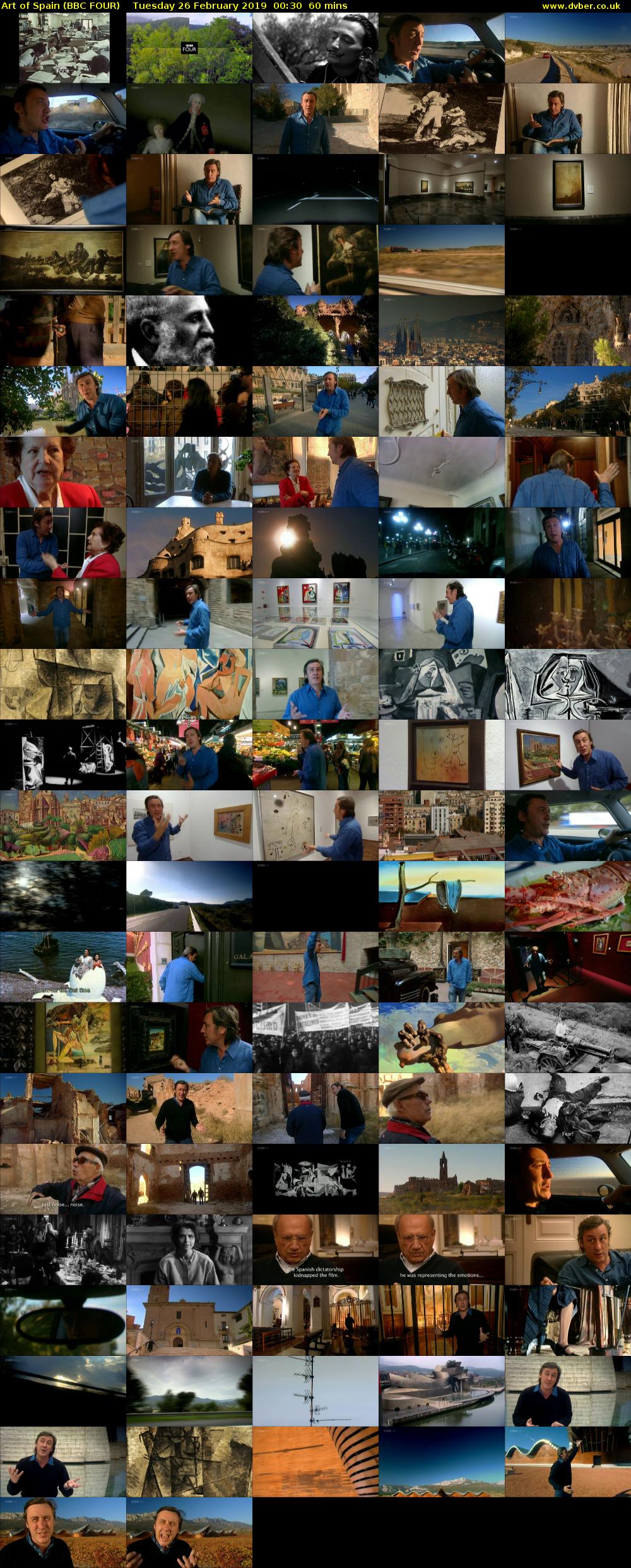 Art of Spain (BBC FOUR) Tuesday 26 February 2019 00:30 - 01:30