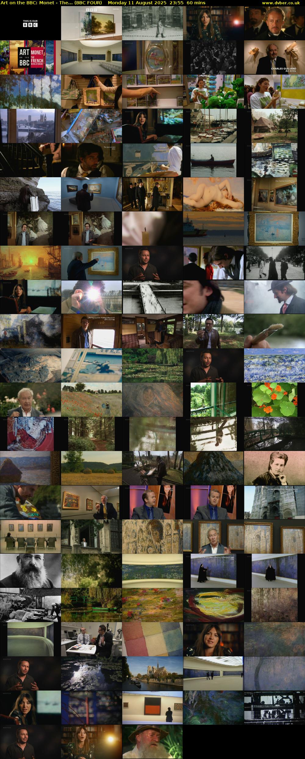 Art on the BBC: Monet - The... (BBC FOUR) Monday 11 August 2025 23:55 - 00:55