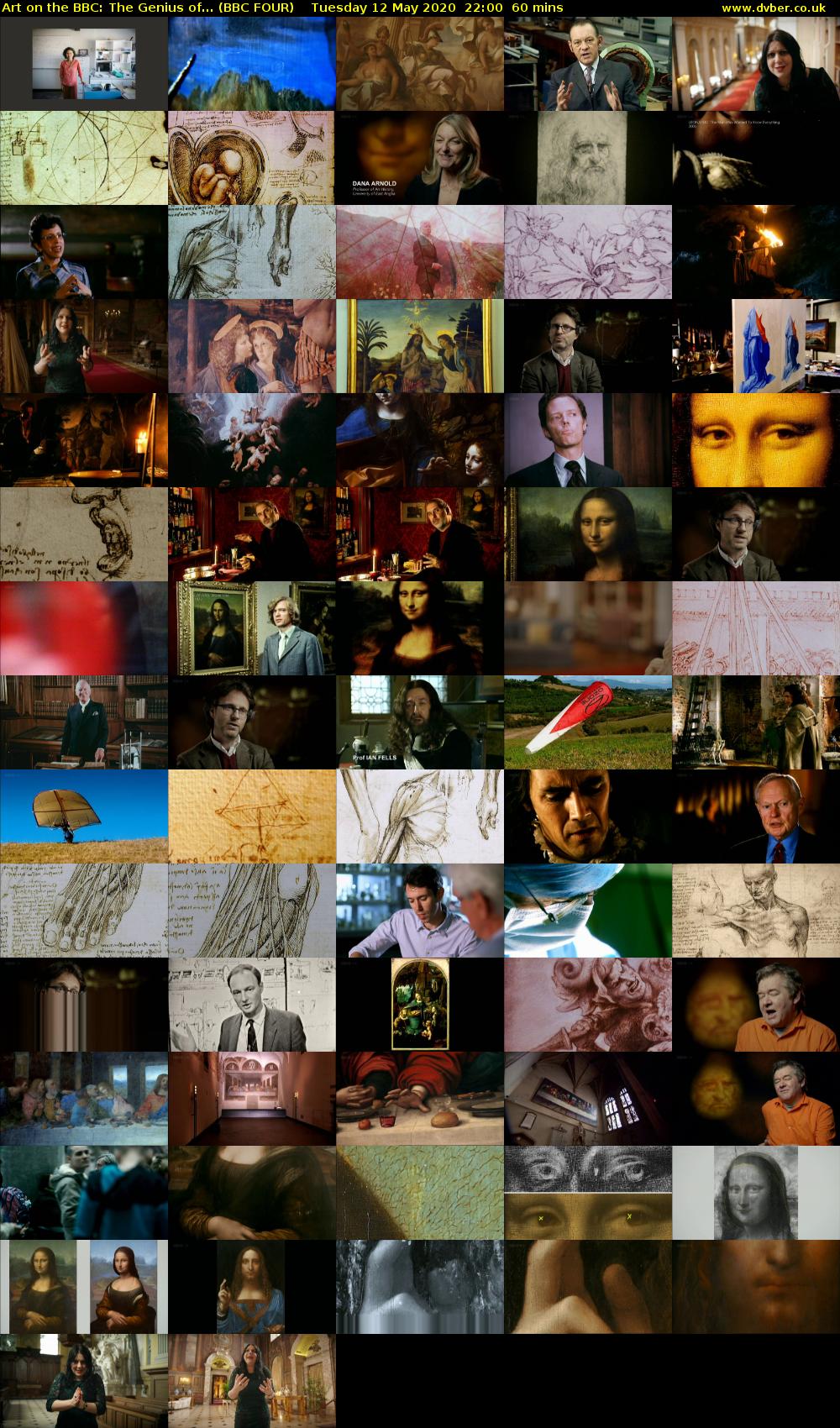 Art on the BBC: The Genius of... (BBC FOUR) Tuesday 12 May 2020 22:00 - 23:00