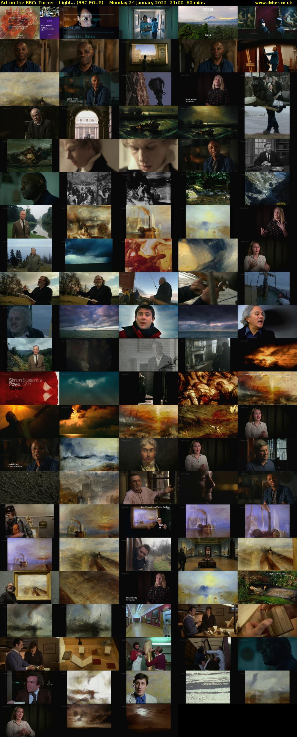 Art on the BBC: Turner - Light... (BBC FOUR) Monday 24 January 2022 21:00 - 22:00