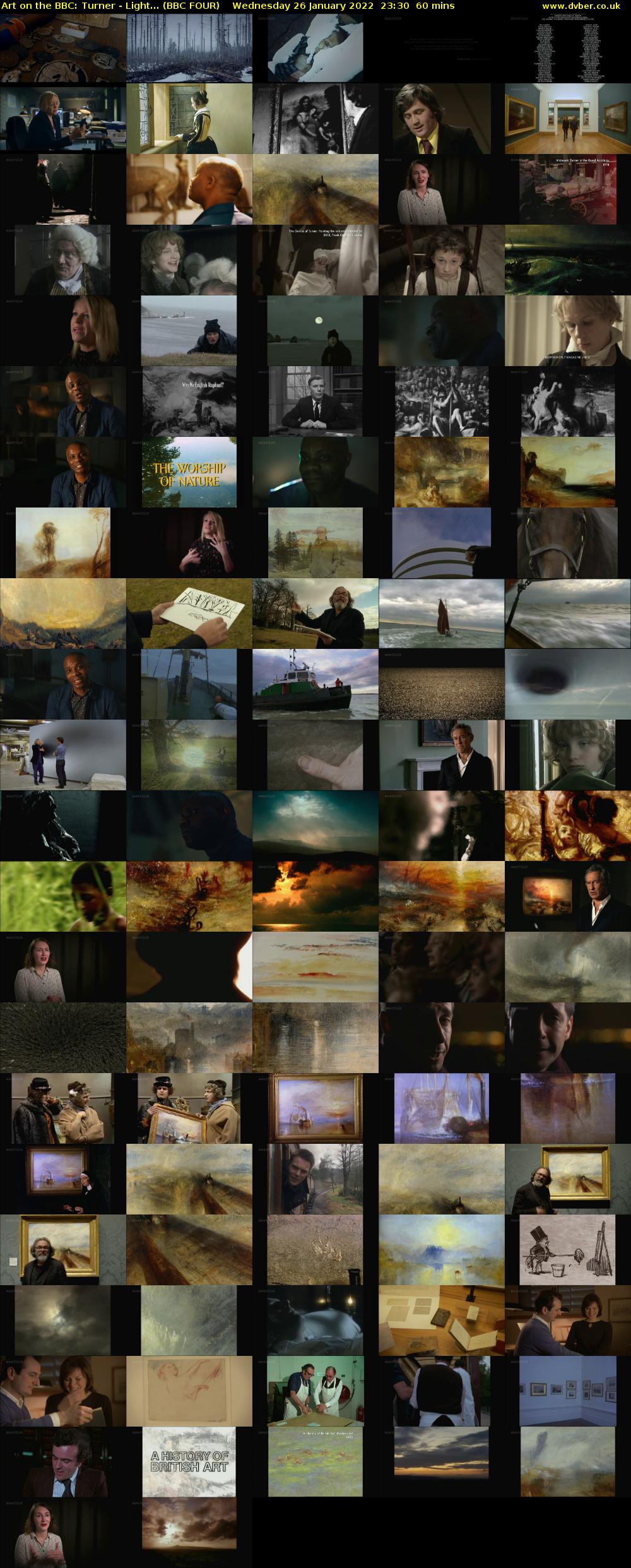 Art on the BBC: Turner - Light... (BBC FOUR) Wednesday 26 January 2022 23:30 - 00:30