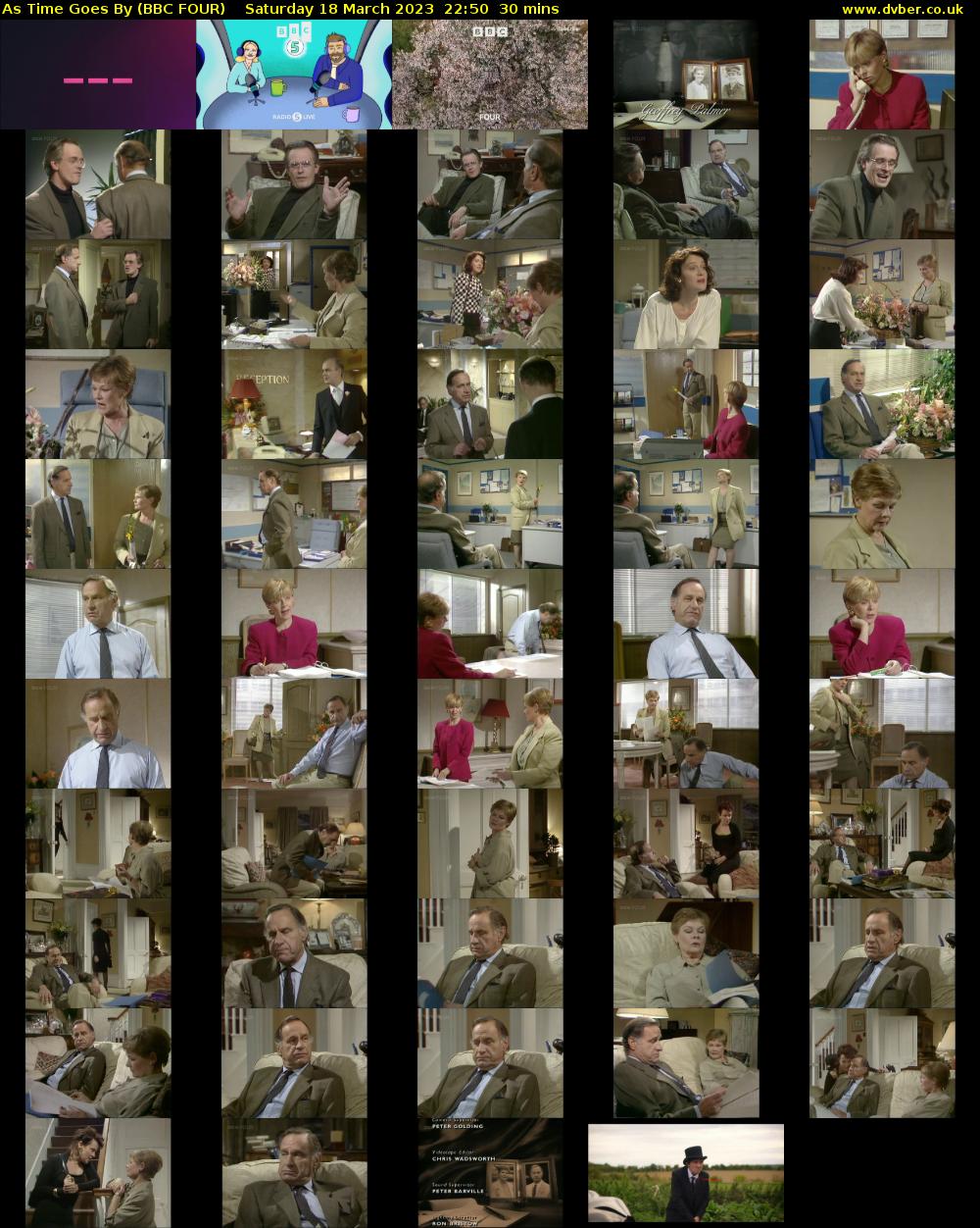 As Time Goes By (BBC FOUR) Saturday 18 March 2023 22:50 - 23:20