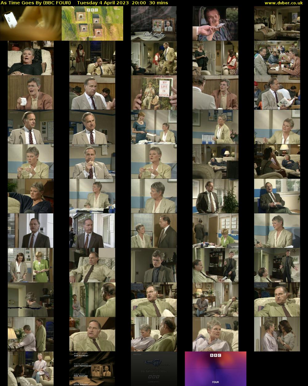 As Time Goes By (BBC FOUR) Tuesday 4 April 2023 20:00 - 20:30