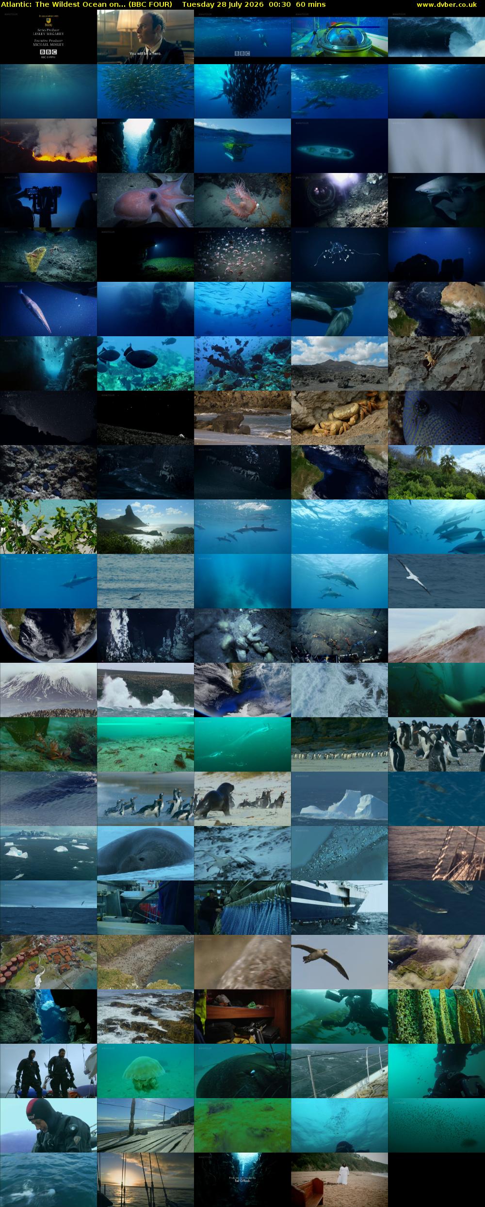 Atlantic: The Wildest Ocean on... (BBC FOUR) Tuesday 28 July 2026 00:30 - 01:30