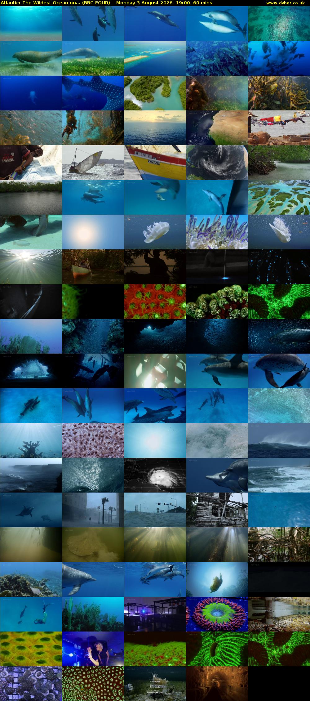 Atlantic: The Wildest Ocean on... (BBC FOUR) Monday 3 August 2026 19:00 - 20:00