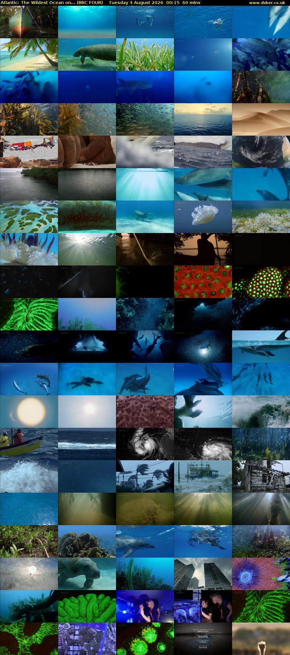 Atlantic: The Wildest Ocean on... (BBC FOUR) Tuesday 4 August 2026 00:15 - 01:15