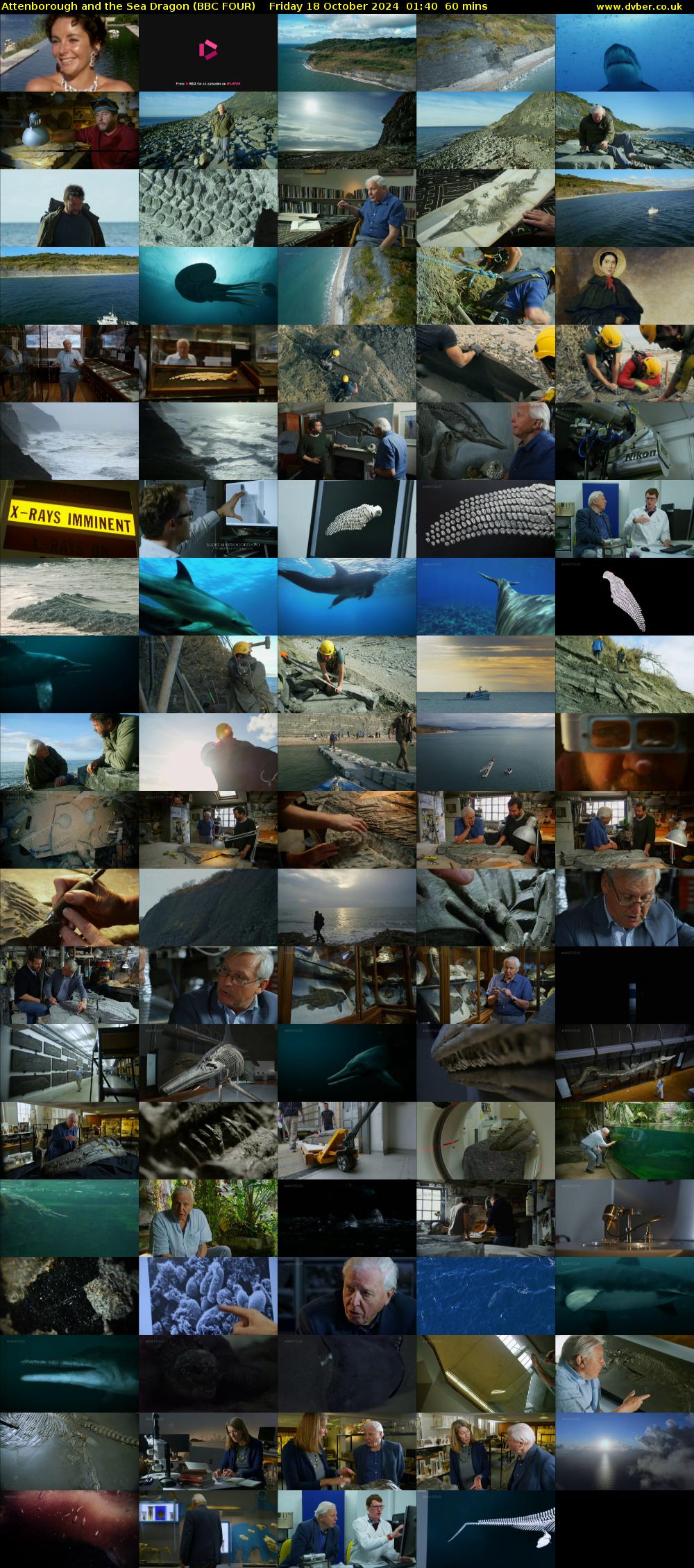 Attenborough and the Sea Dragon (BBC FOUR) Friday 18 October 2024 01:40 - 02:40