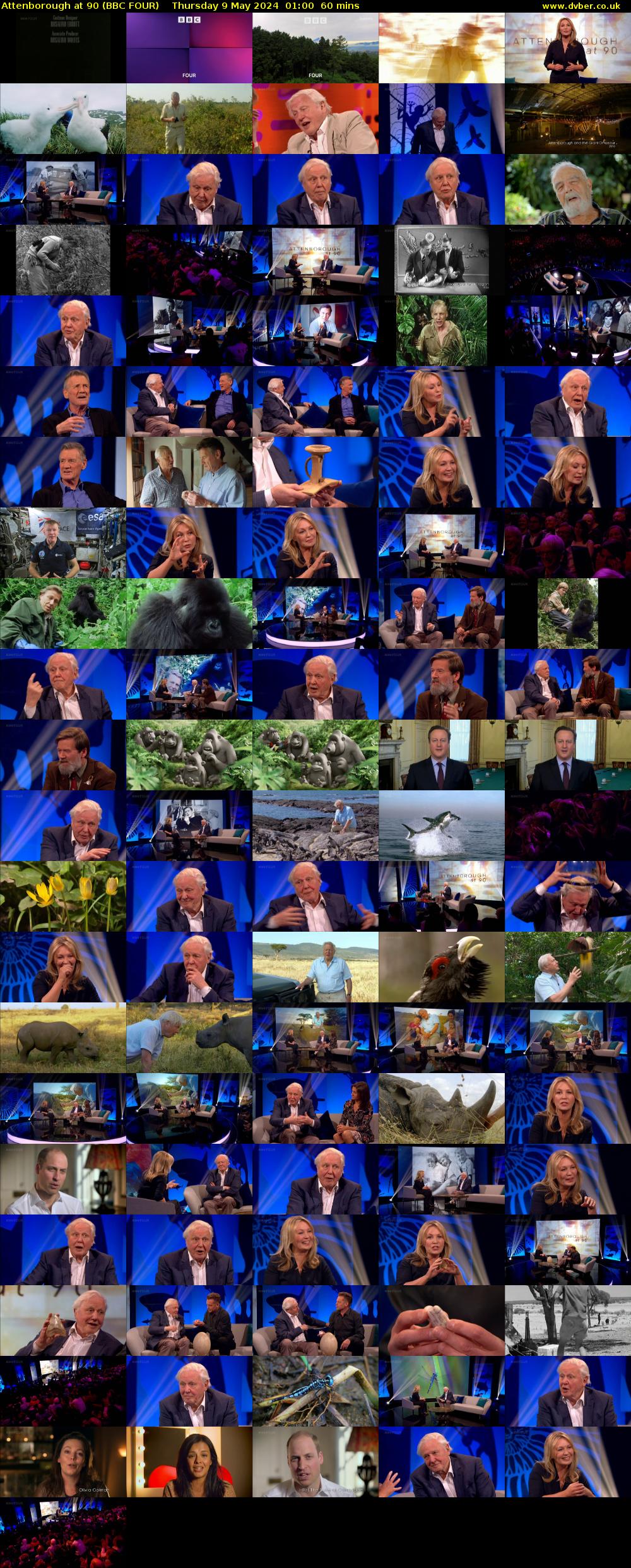 Attenborough at 90 (BBC FOUR) Thursday 9 May 2024 01:00 - 02:00