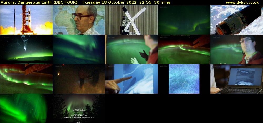 Aurora: Dangerous Earth (BBC FOUR) Tuesday 18 October 2022 22:55 - 23:25