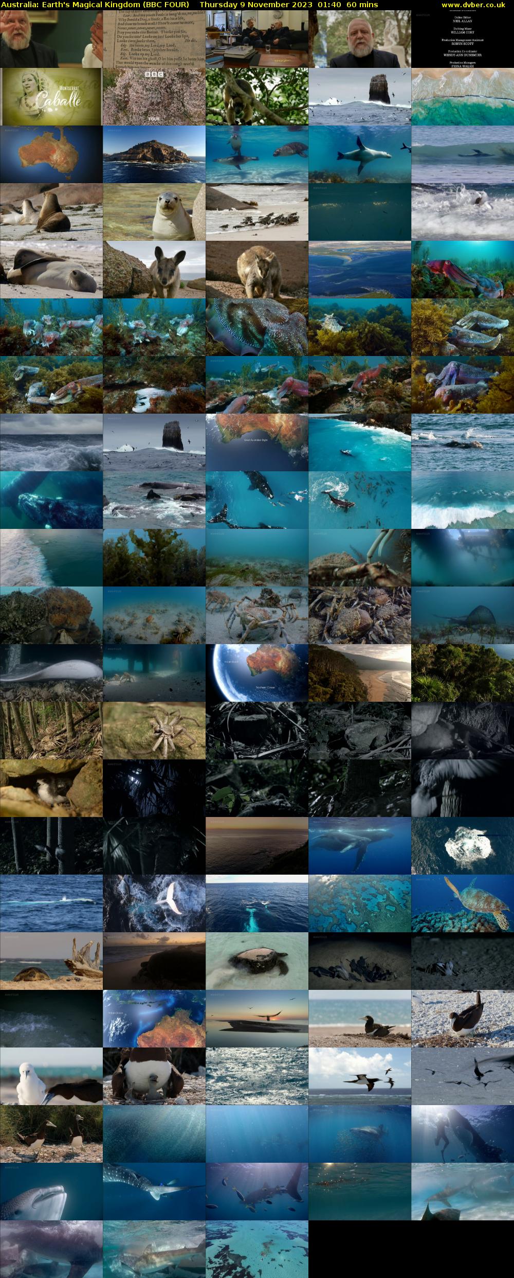 Australia: Earth's Magical Kingdom (BBC FOUR) Thursday 9 November 2023 01:40 - 02:40