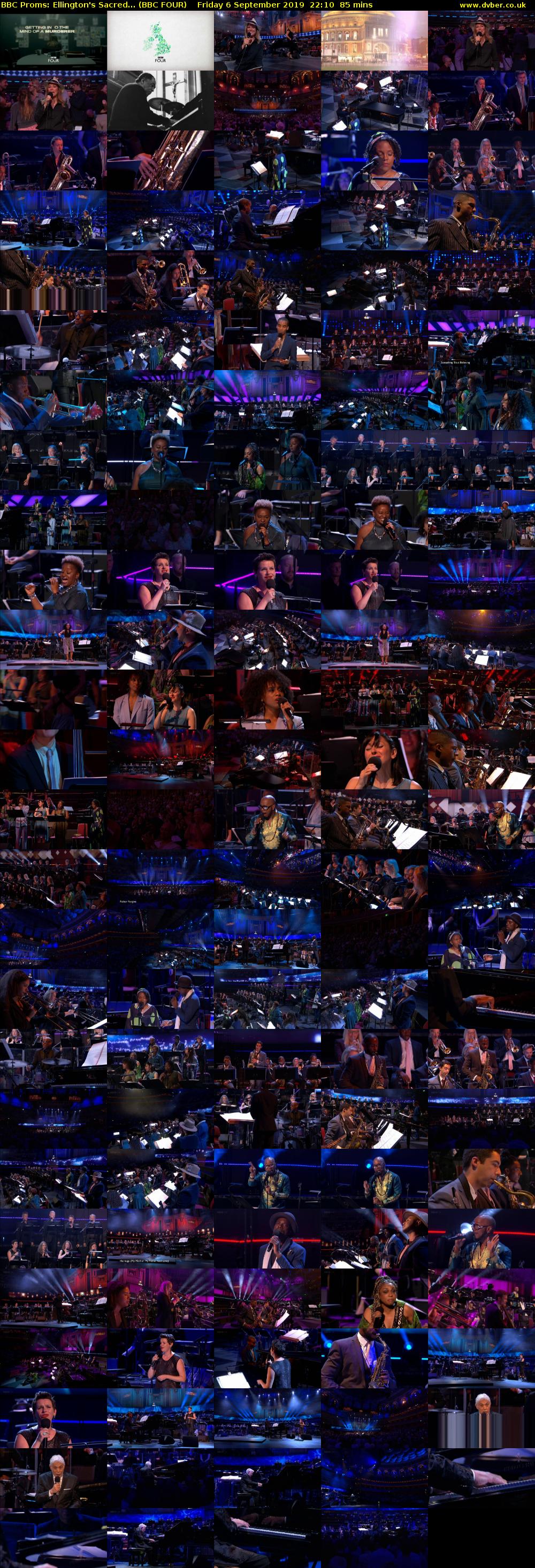 BBC Proms: Ellington's Sacred... (BBC FOUR) Friday 6 September 2019 22:10 - 23:35
