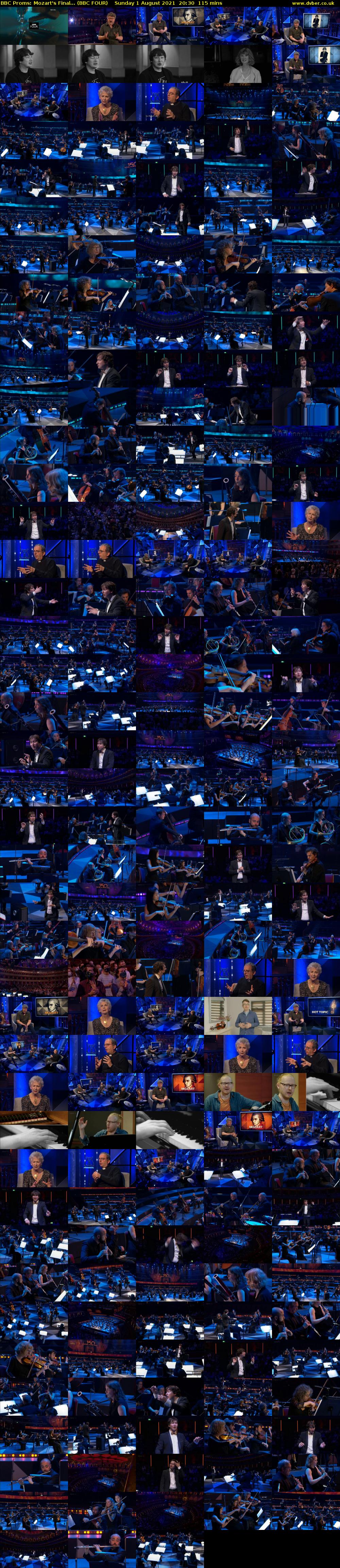 BBC Proms: Mozart's Final... (BBC FOUR) Sunday 1 August 2021 20:30 - 22:25