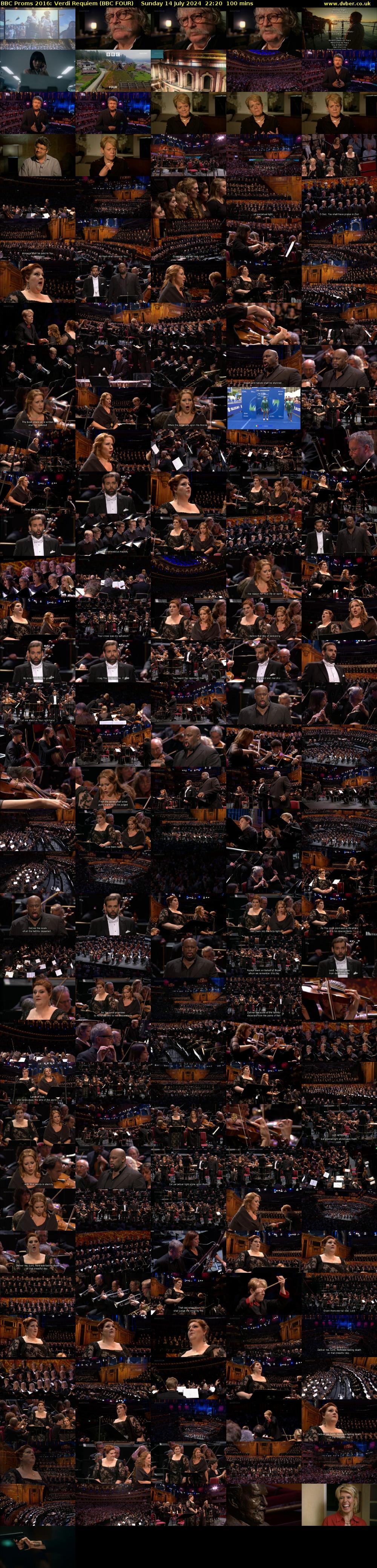 BBC Proms 2016: Verdi Requiem (BBC FOUR) Sunday 14 July 2024 22:20 - 00:00
