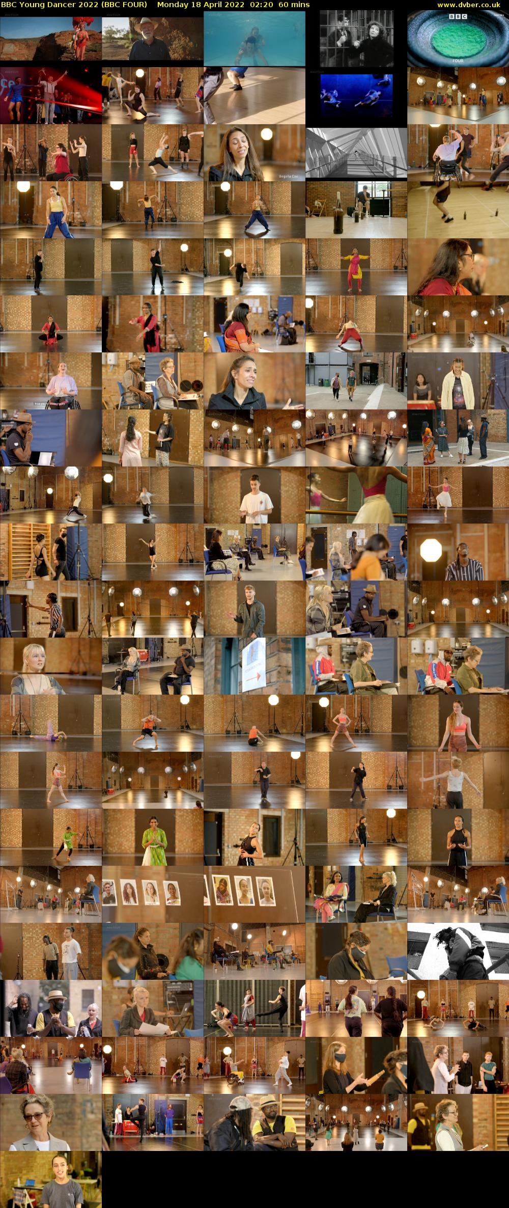 BBC Young Dancer 2022 (BBC FOUR) Monday 18 April 2022 02:20 - 03:20