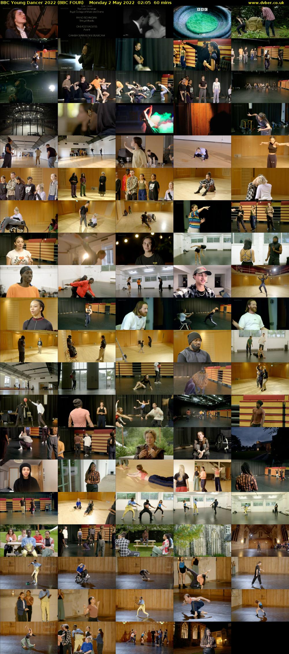 BBC Young Dancer 2022 (BBC FOUR) Monday 2 May 2022 02:05 - 03:05