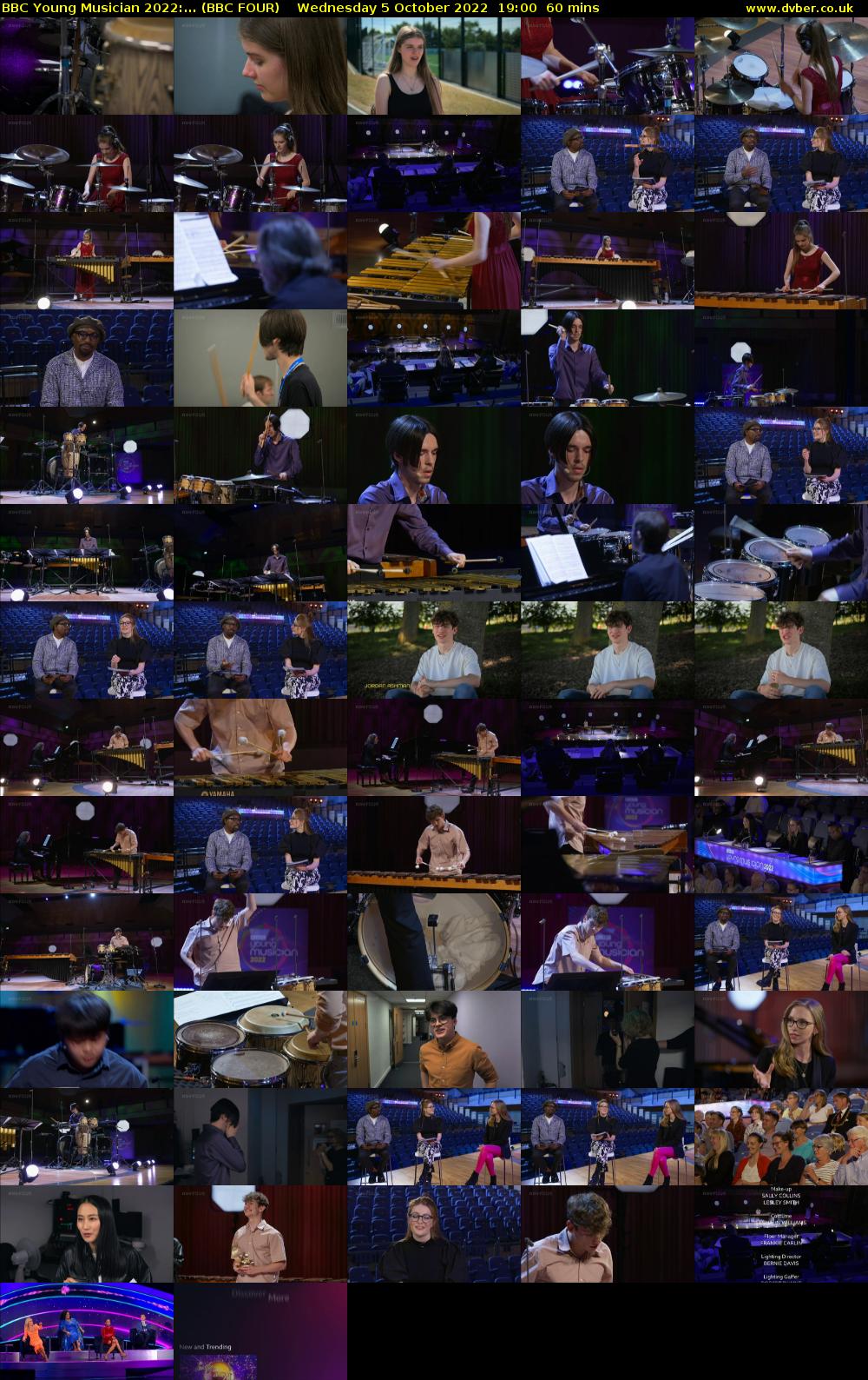 BBC Young Musician 2022:... (BBC FOUR) Wednesday 5 October 2022 19:00 - 20:00