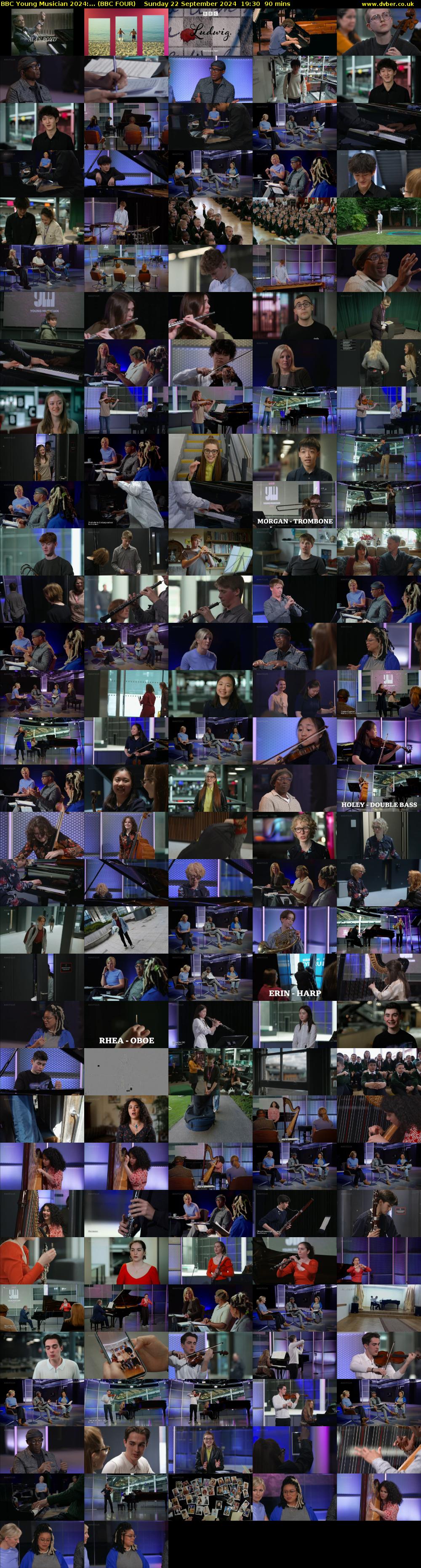 BBC Young Musician 2024:... (BBC FOUR) Sunday 22 September 2024 19:30 - 21:00