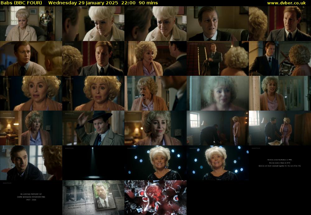 Babs (BBC FOUR) Wednesday 29 January 2025 22:00 - 23:30