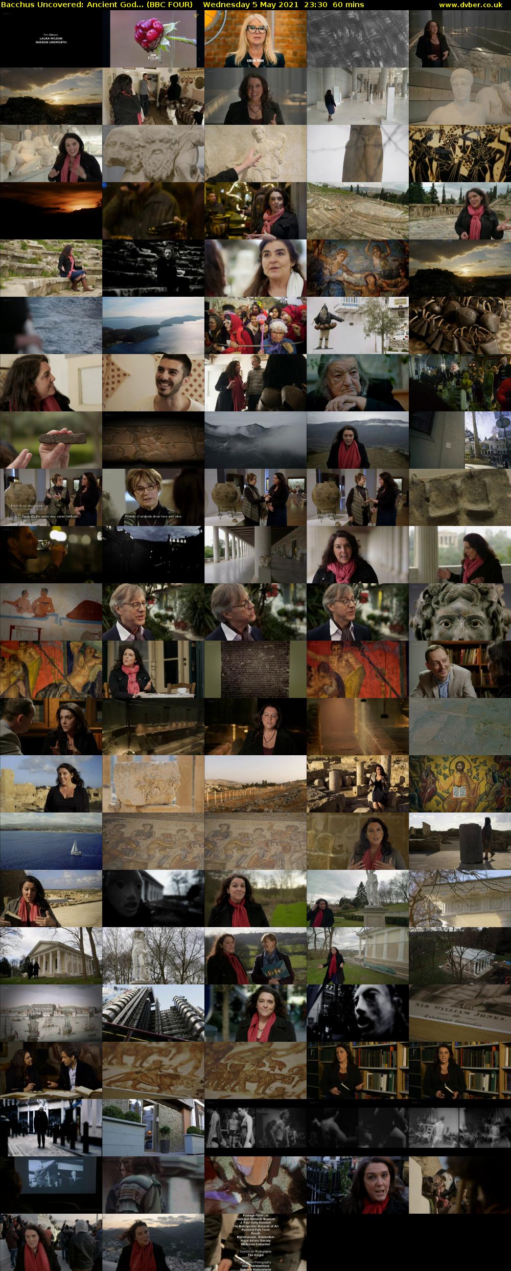 Bacchus Uncovered: Ancient God... (BBC FOUR) Wednesday 5 May 2021 23:30 - 00:30