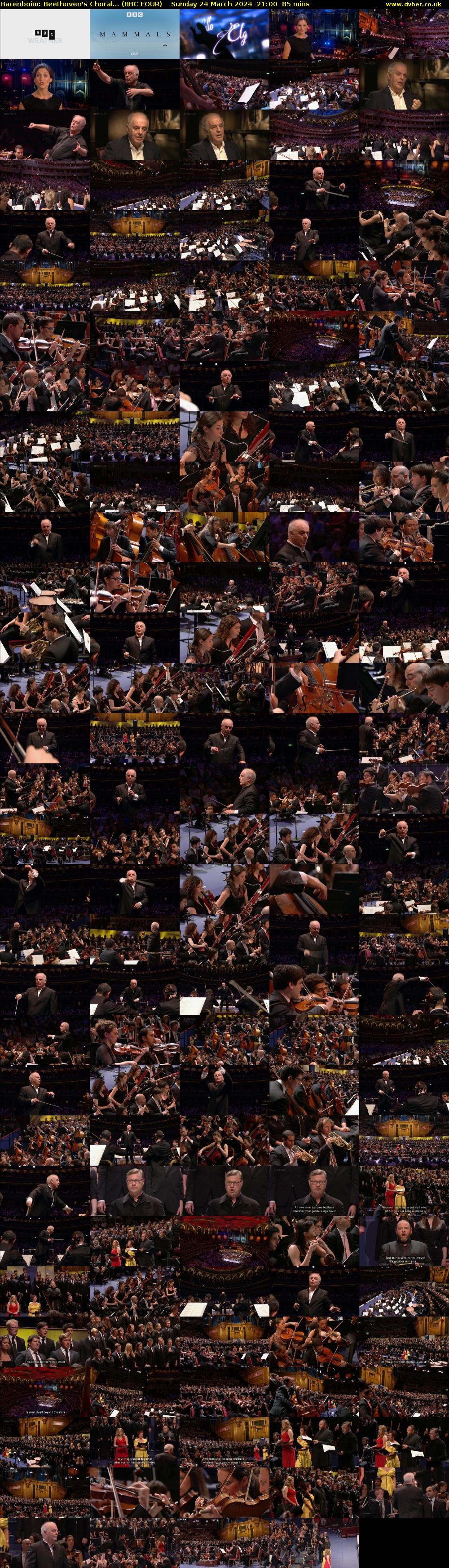 Barenboim: Beethoven's Choral... (BBC FOUR) Sunday 24 March 2024 21:00 - 22:25