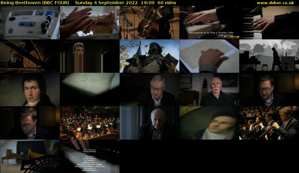 Being Beethoven (BBC FOUR) Sunday 4 September 2022 19:00 - 20:00