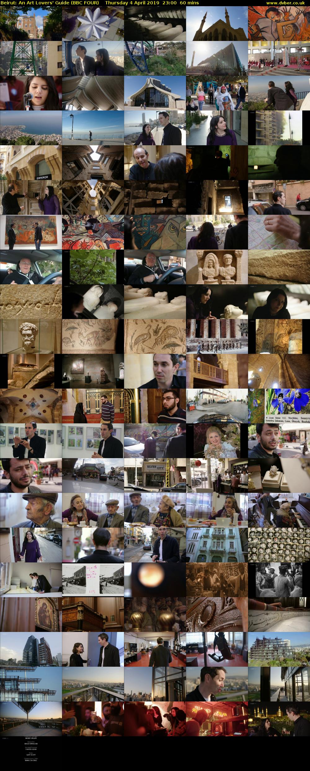 Beirut: An Art Lovers' Guide (BBC FOUR) Thursday 4 April 2019 23:00 - 00:00
