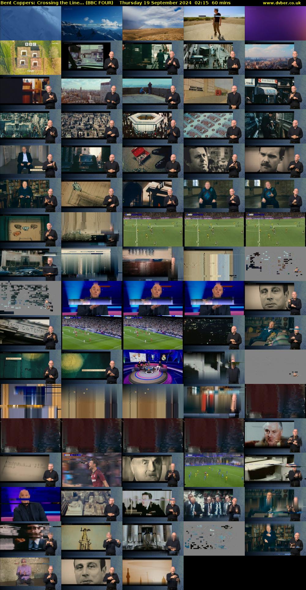 Bent Coppers: Crossing the Line... (BBC FOUR) Thursday 19 September 2024 02:15 - 03:15