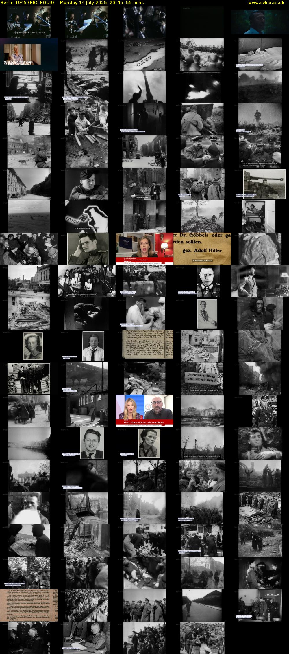 Berlin 1945 (BBC FOUR) Monday 14 July 2025 23:45 - 00:40