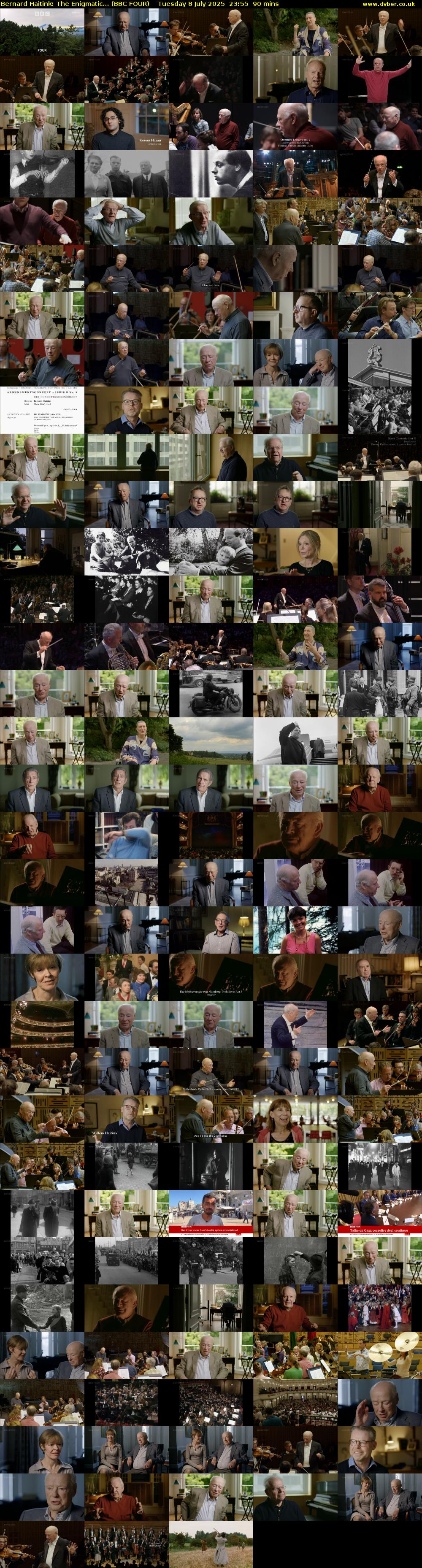 Bernard Haitink: The Enigmatic... (BBC FOUR) Tuesday 8 July 2025 23:55 - 01:25